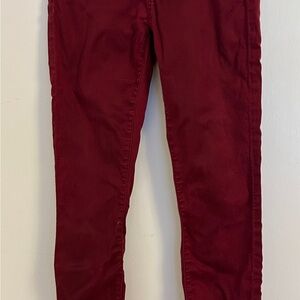 7 For All Mankind Deep Red Jeans, Size 26